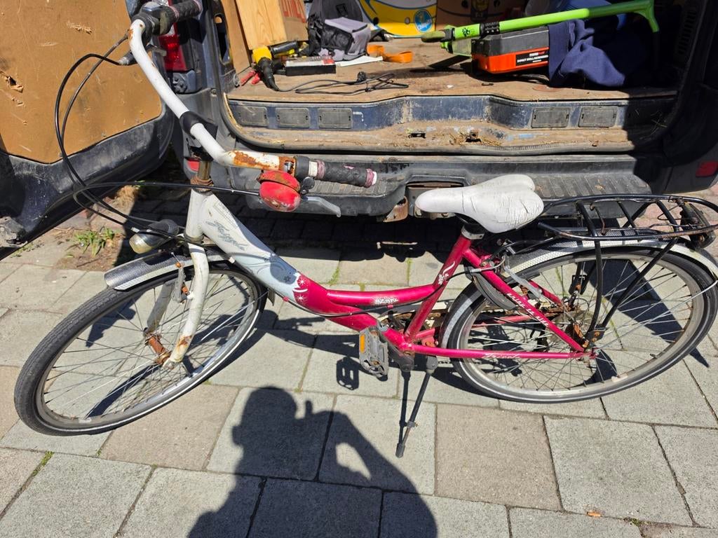 Kinderfiets 24 inch. Niet de nieuwste, Fietsen en Brommers, Ophalen