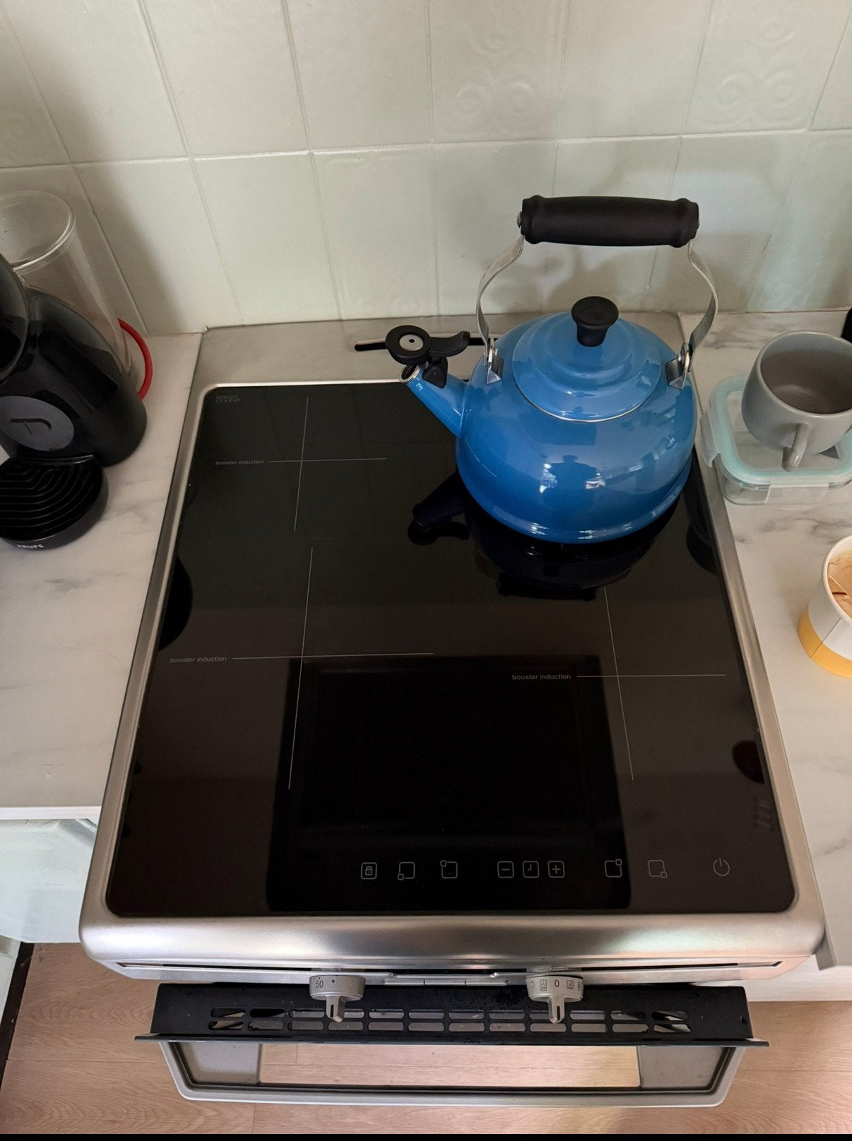 Elektrisch vuur en oven, Elektronische apparatuur, Ophalen, Zo goed als nieuw, Oven