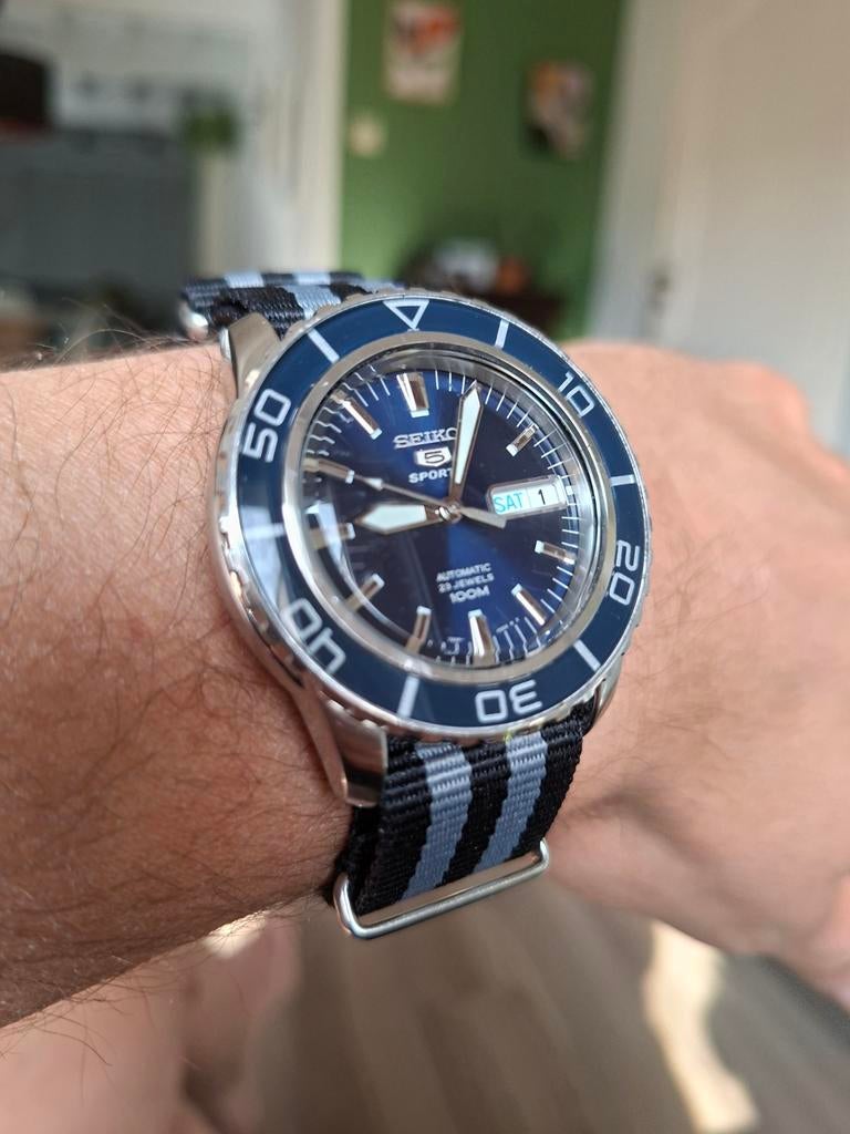 SEIKO 5 sports SNZH53 horloge, Ophalen, Seiko