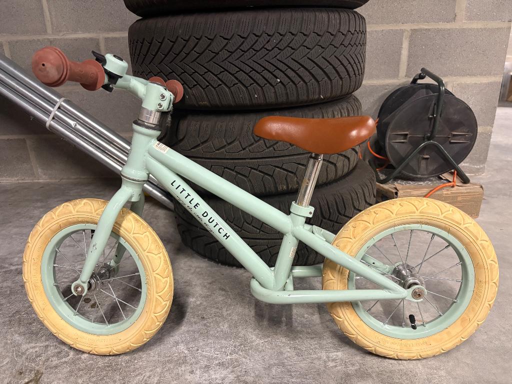 Kinder(loop)fiets te koop, Ophalen, Zo goed als nieuw, Minder dan 16 inch, Little dutch