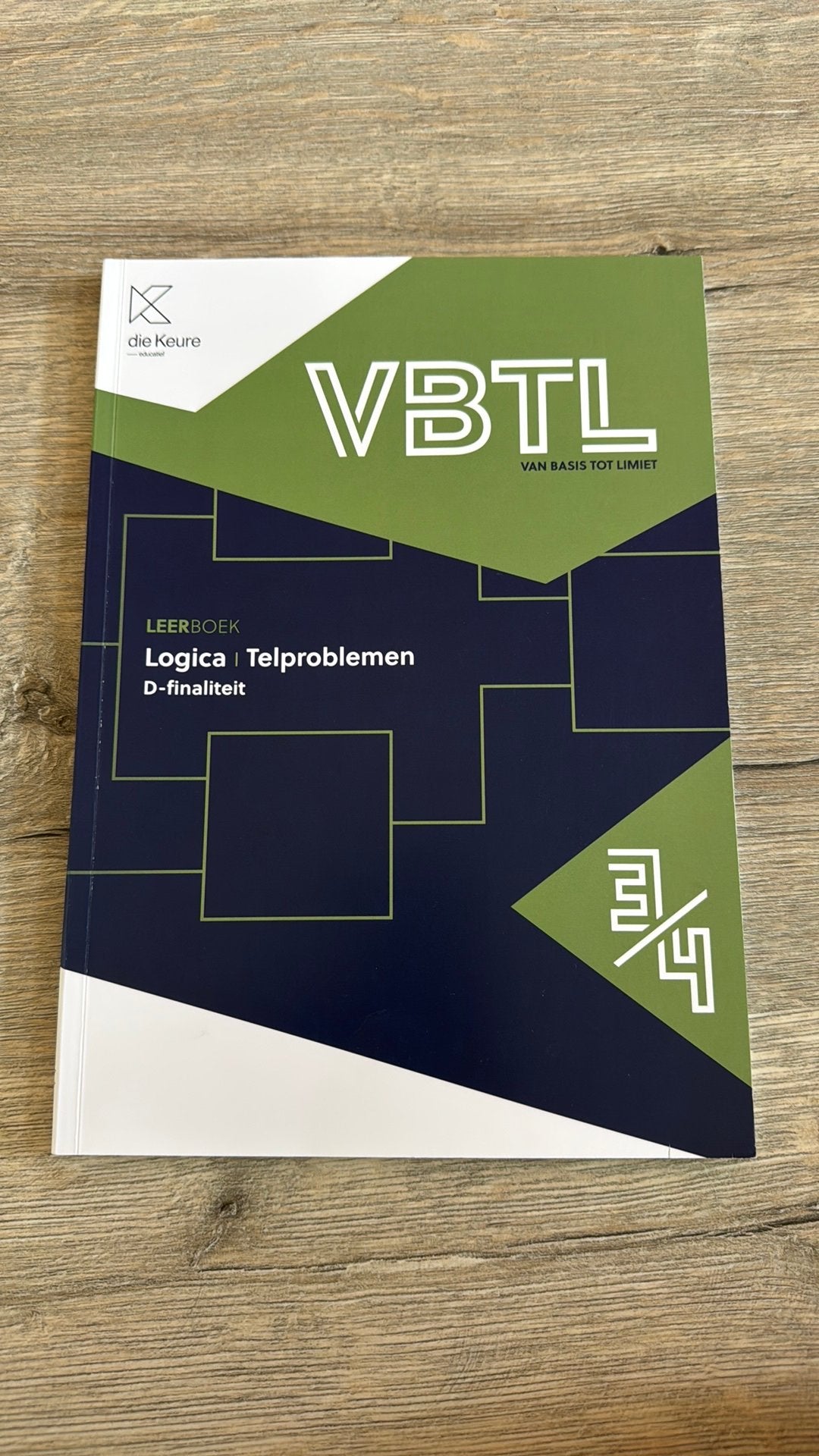 VBTL 3/4 - leerboek Logica & telproblemen D, Ophalen of Verzenden, Nederlands