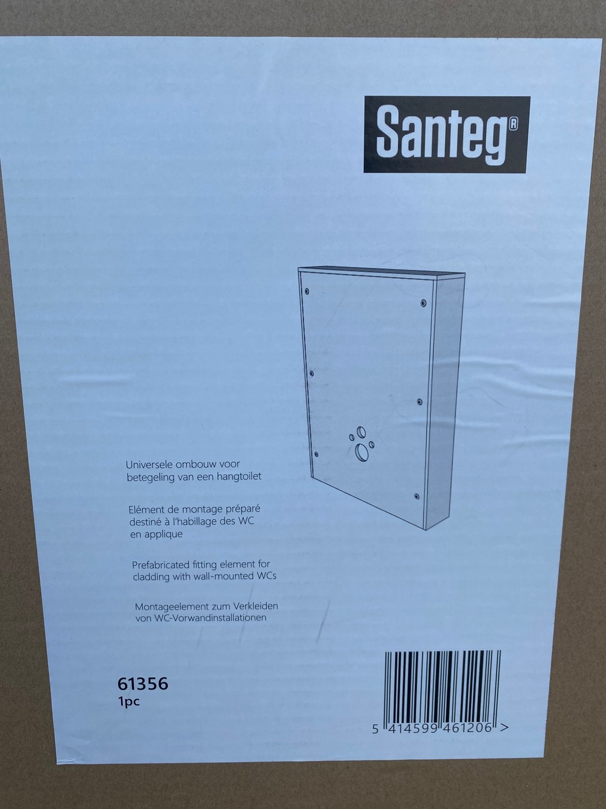 Ombouw hangtoilet, Doe-het-zelf en Bouw, Ophalen, Nieuw, Toilet