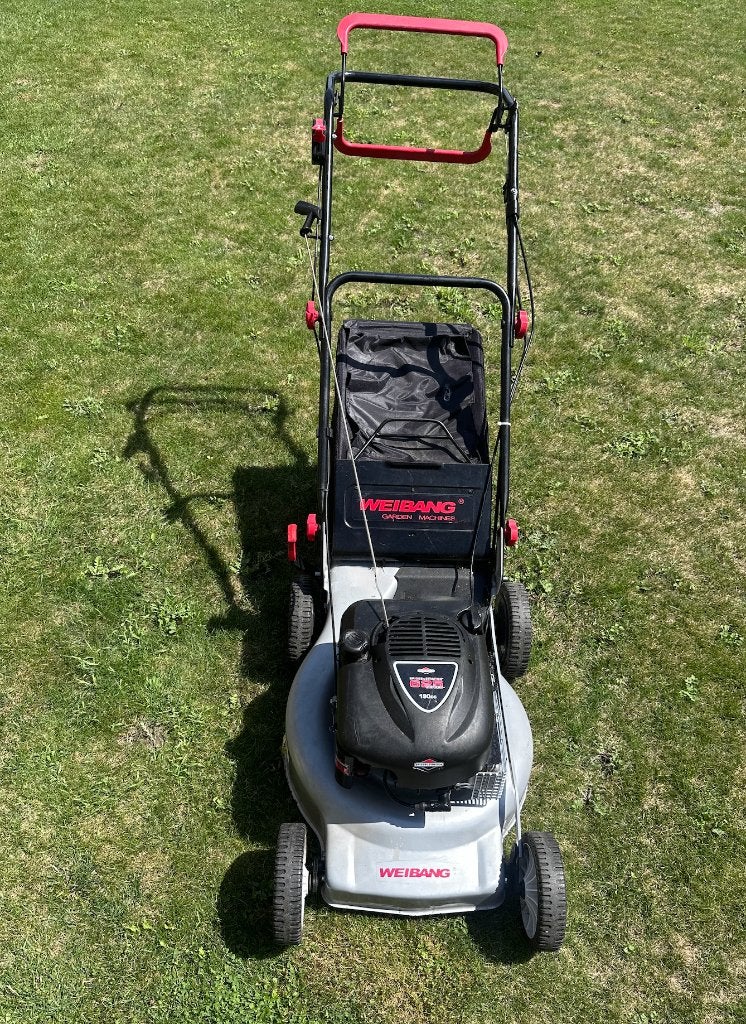 Weibang Grasmachine te koop., Tuin en Terras, Ophalen, Cirkelmaaier, Honda, Versnellingen