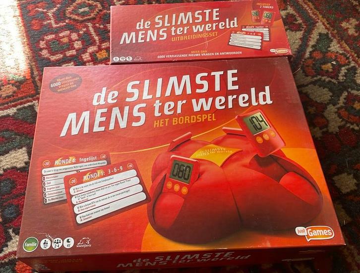 Te koop 3 gezelschapsspellen in zeer goede staat, Hobby en Vrije tijd, Drie of vier spelers, Ophalen, Zo goed als nieuw