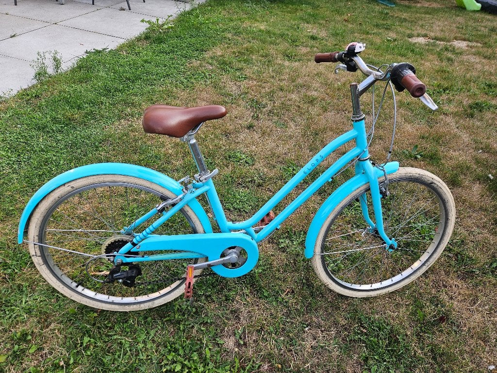 24" stadsfiets Elops 500, Vitesses, Utilisé, Frein sur jante, 24 pouces