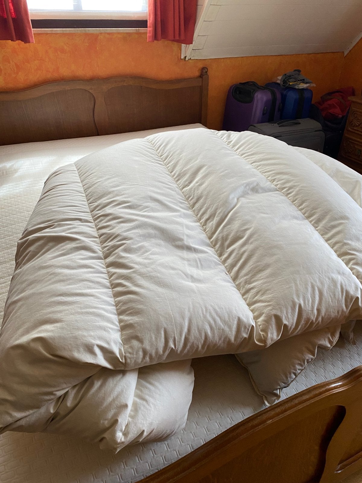 Donsdeken, Huis en Inrichting, Slaapkamer | Beddengoed, Ophalen, Zo goed als nieuw
