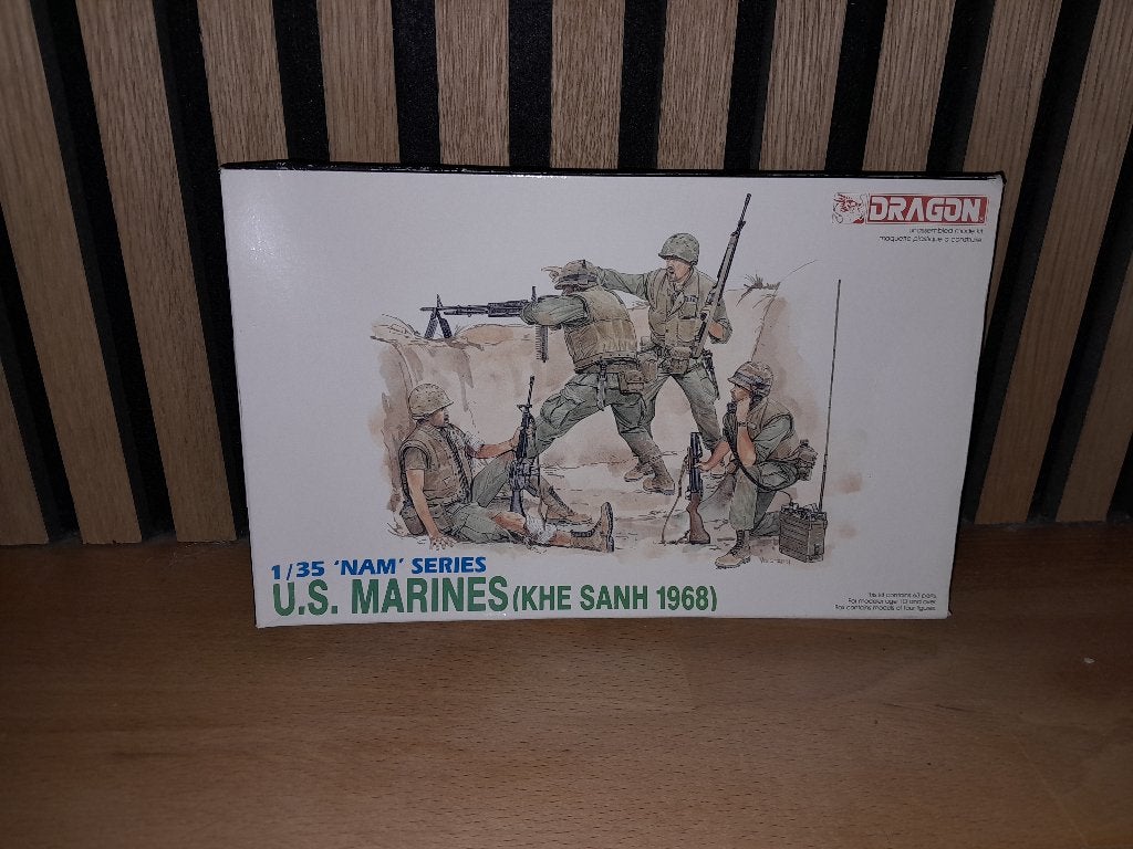 Modelbouw Dragon 3307 US marines Vietnam 1:35, Hobby en Vrije tijd, Overige merken, 1:32 tot 1:50, Overige typen, Ophalen of Verzenden