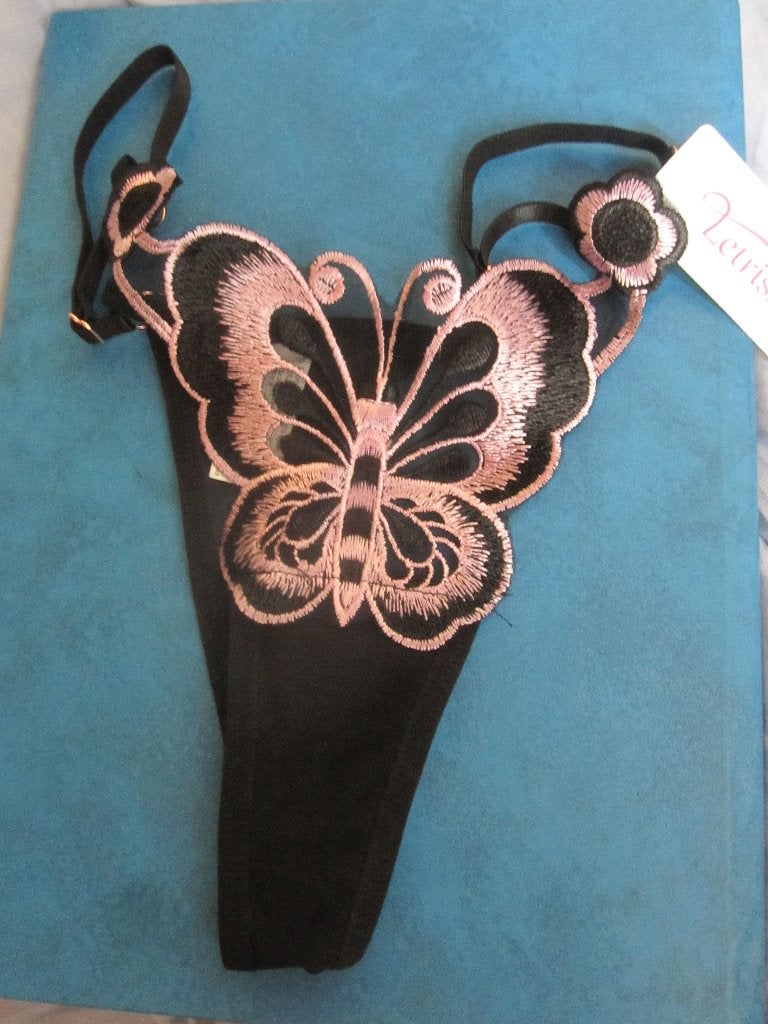 Sexy string met vlinder zwart (NIEUW), Onbekend, Ophalen of Verzenden, Zwart, String