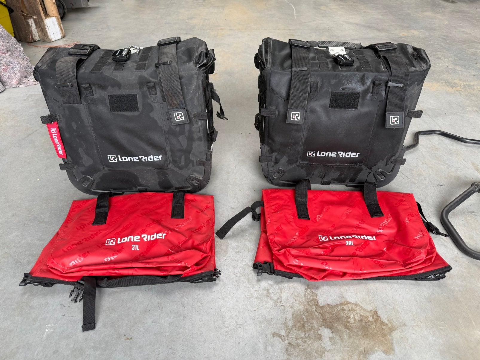 Valise moto Lone Rider, Ophalen, Zo goed als nieuw