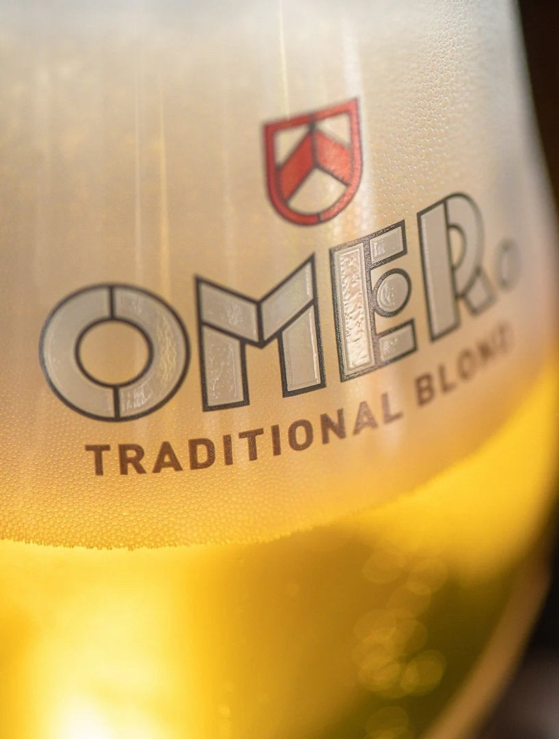 Metalen reclamebord Omer 2 - retro vintage mancave, Ophalen of Verzenden, Zo goed als nieuw, Duvel