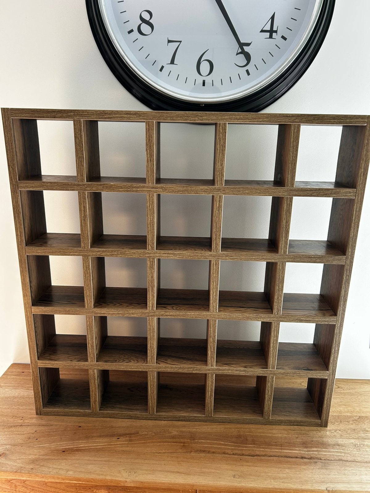 Meuble rangement bois 75/75/12cm (2 disponibles), Enlèvement, Comme neuf, Bois