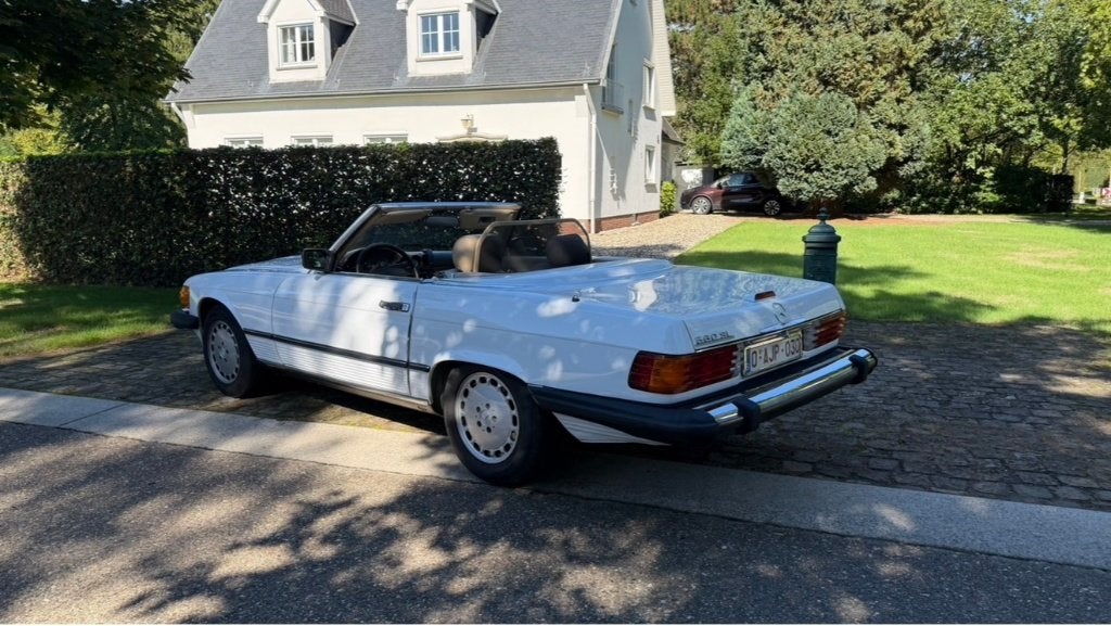 Mercedes-Benz 560 SL avec moteur V8 1988, Cuir, Achat, Beige, Cabriolet