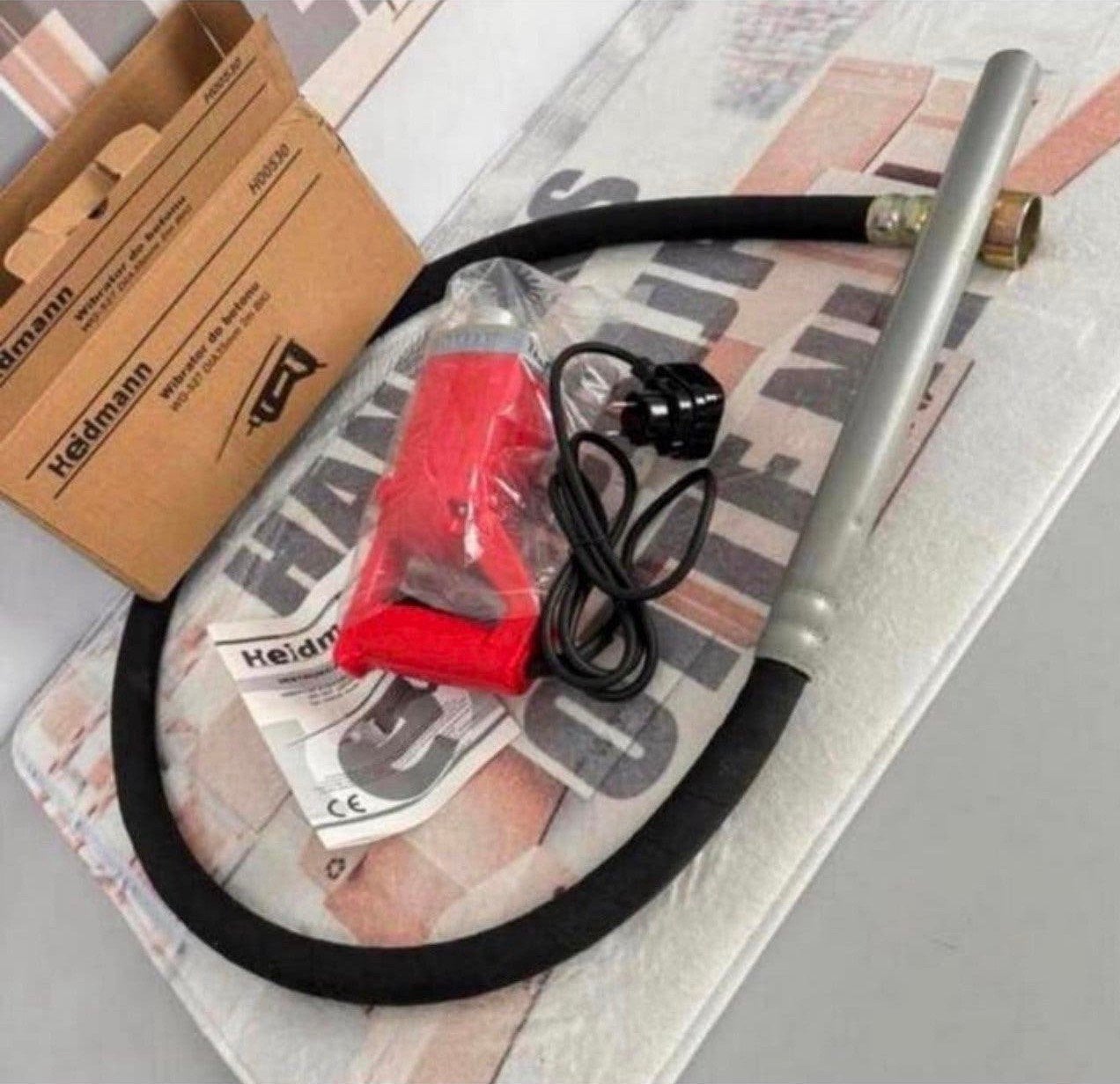 NIEUW Vibro-naald Betonvibrator 1250w beton vibronaald 2M, Ophalen of Verzenden, Nieuw