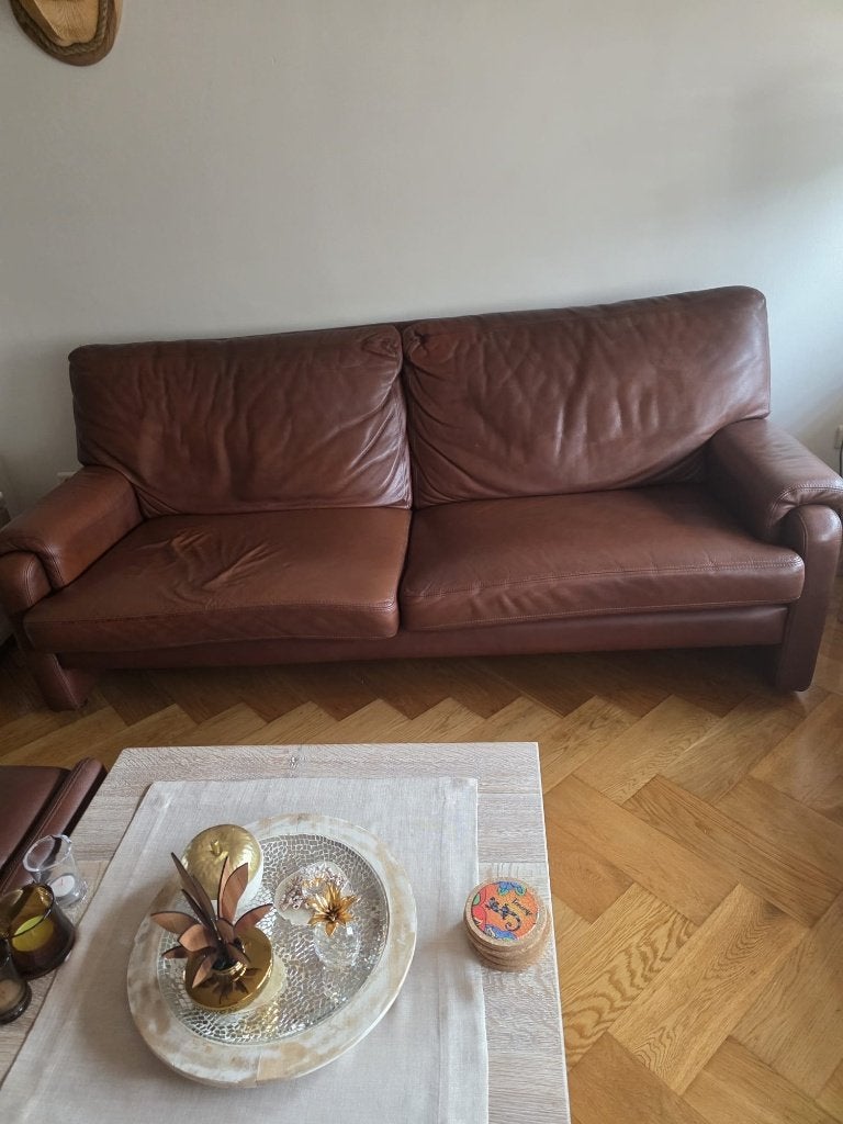 Sofa te koop, 200 à 250 cm, Enlèvement, Utilisé, Cuir