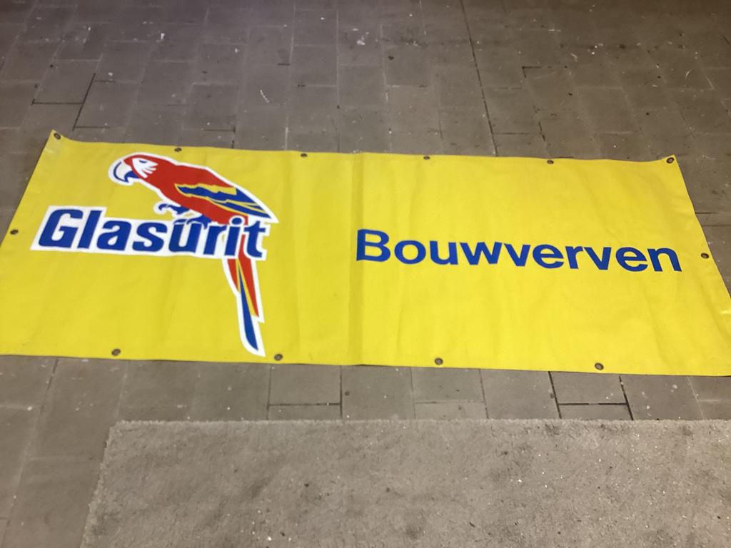 Reclamecanvas, Ophalen, Zo goed als nieuw