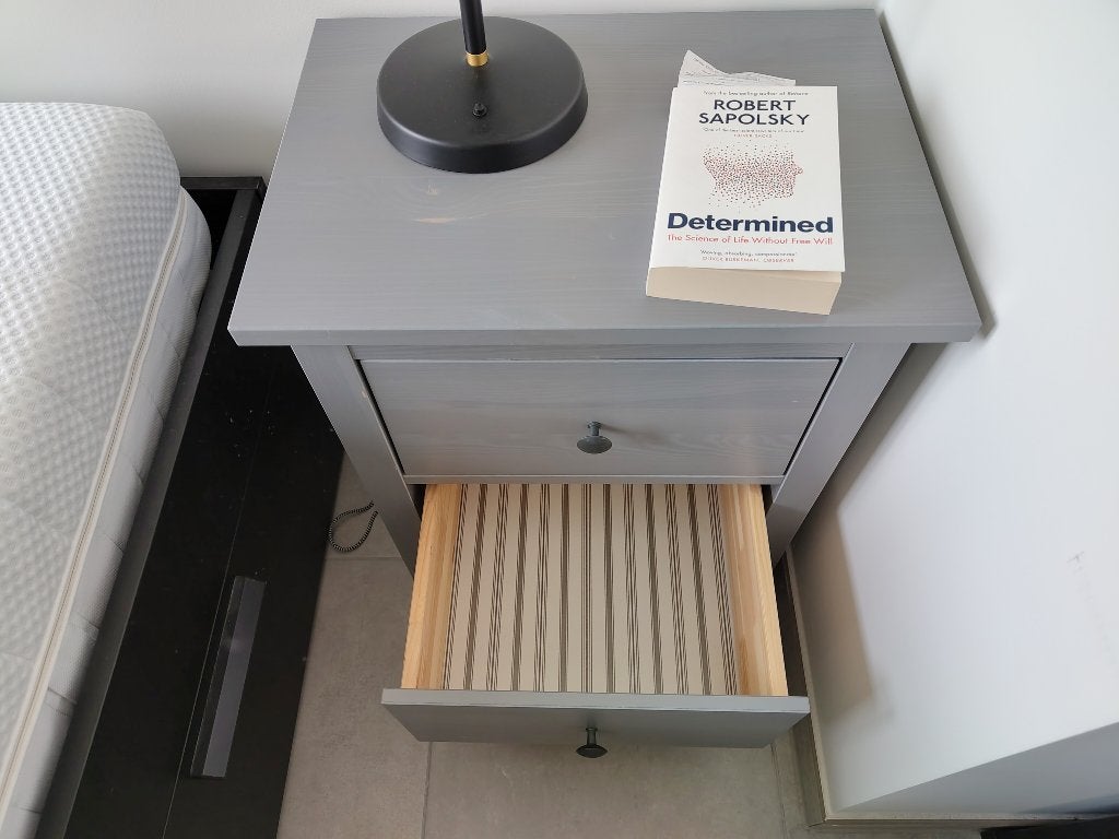 Ikea HEMNES Commode 2 tiroirs, gris, 54x66 cm, Maison & Meubles, 25 à 50 cm, Moins de 100 cm, Comme neuf, Enlèvement