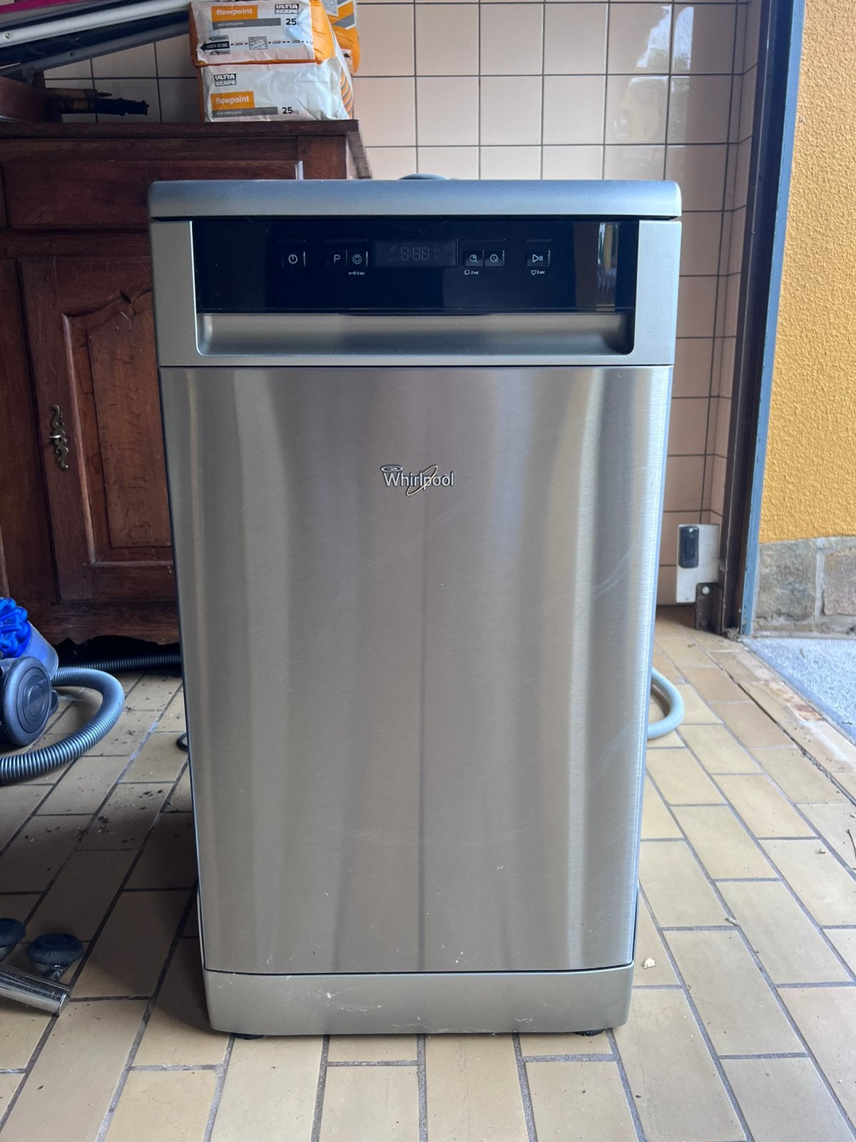 Lave-vaisselle Whirlpool ADP 301 IX – 45 cm – inox, Electroménager, Lave-vaisselle, 85 à 90 cm, Comme neuf, Enlèvement, 10 à 14 litres