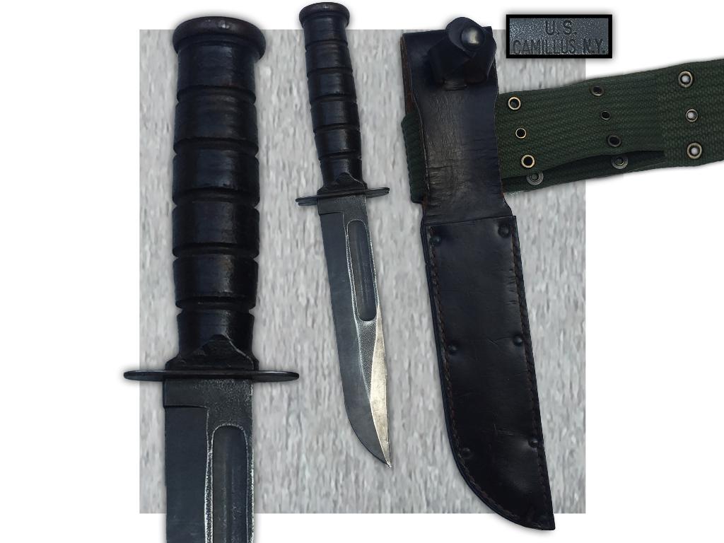 🚨Rare Couteau - Poignard ORIGINAL US CAMILLUS N.Y. - XX, Collections, Enlèvement ou Envoi, Armée de terre, Couteau ou Poignard