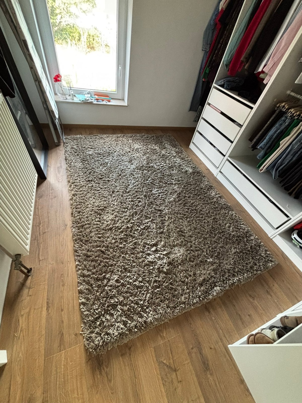 Tapis Gris 160x230cm, Huis en Inrichting, Stoffering | Tapijten en Vloerkleden, Ophalen, Gebruikt, 150 tot 200 cm, 200 cm of meer