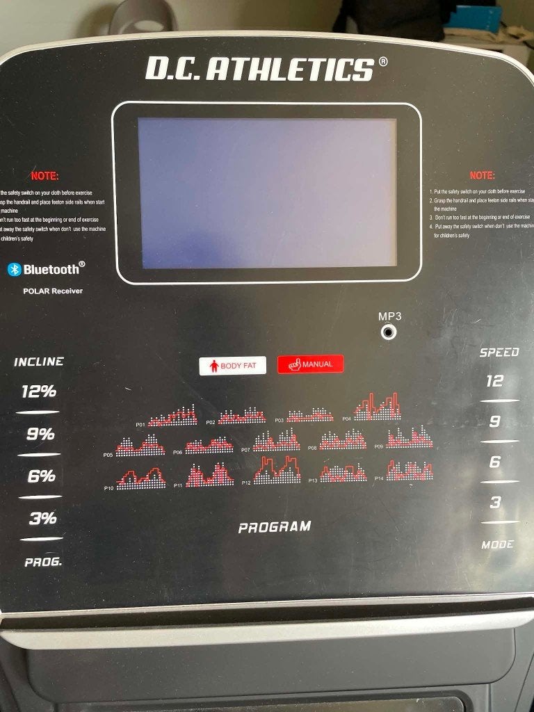 D.C. Athletics Sprinter loopband – max 16km/15%, Enlèvement, Comme neuf, Jambes, Tapis roulant