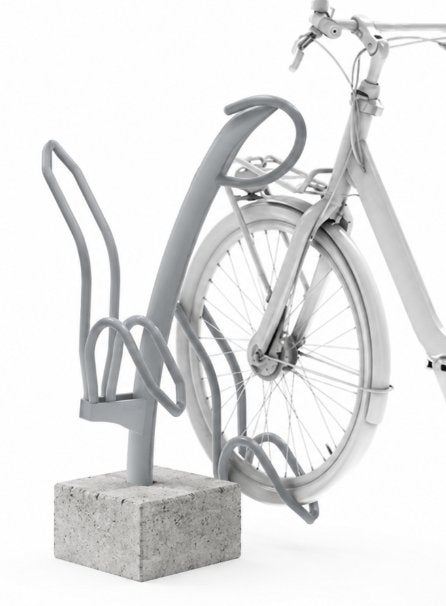 VelopA Citystyle TuliP fietsenrek, 2 plaatsen met betonvoet, Fietsen en Brommers, Ophalen, Gebruikt