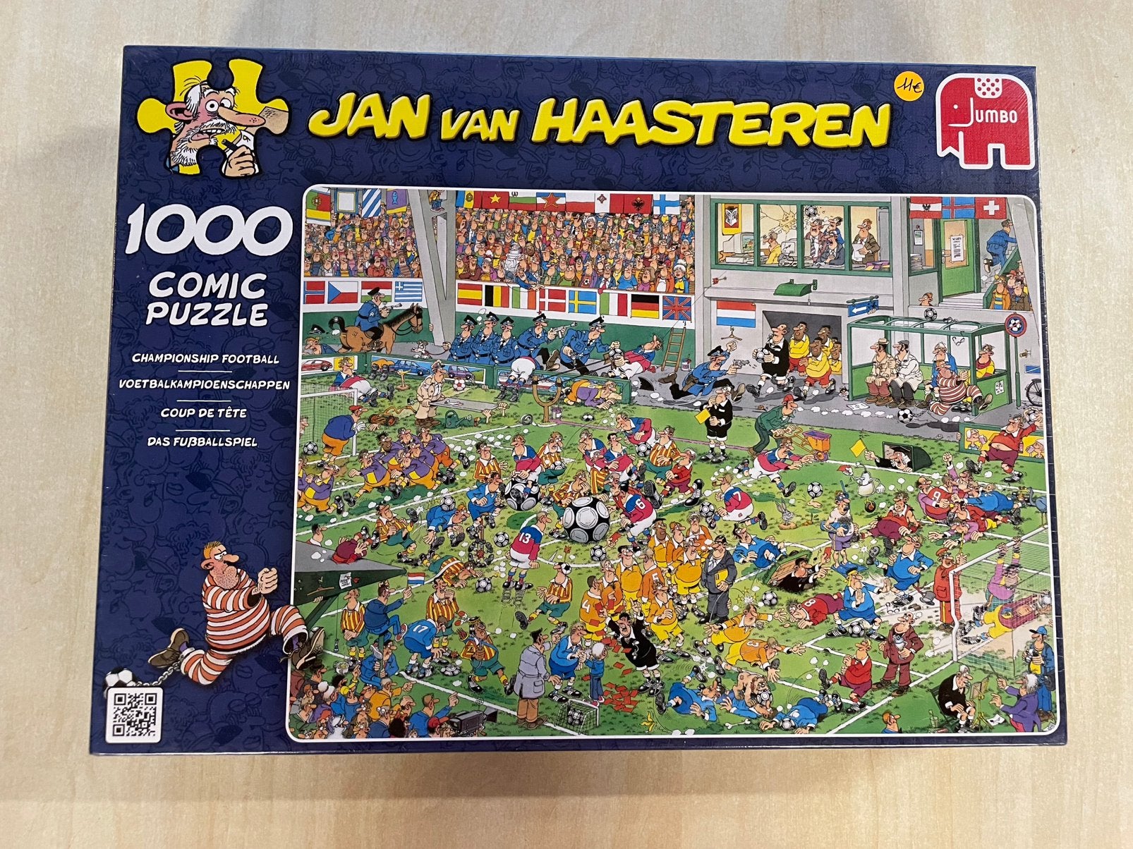 Jan van haasteren Voetbalkampioenschappen NIEUW, Enlèvement ou Envoi, 500 à 1500 pièces, Neuf, Puzzle