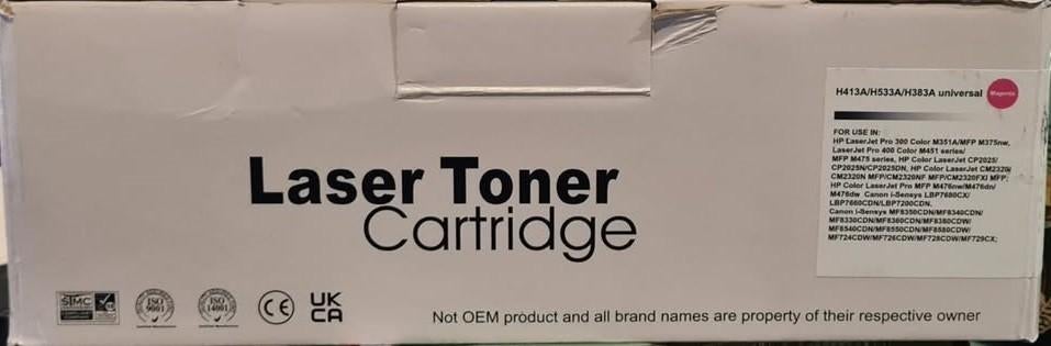 Toner cartdridge H413A/H533A/H383A - Magenta, Enlèvement ou Envoi, Neuf, Toner
