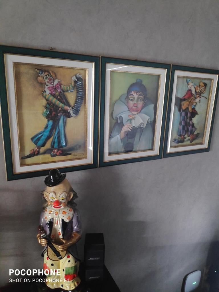 Clowns, Antiek en Kunst, Ophalen of Verzenden