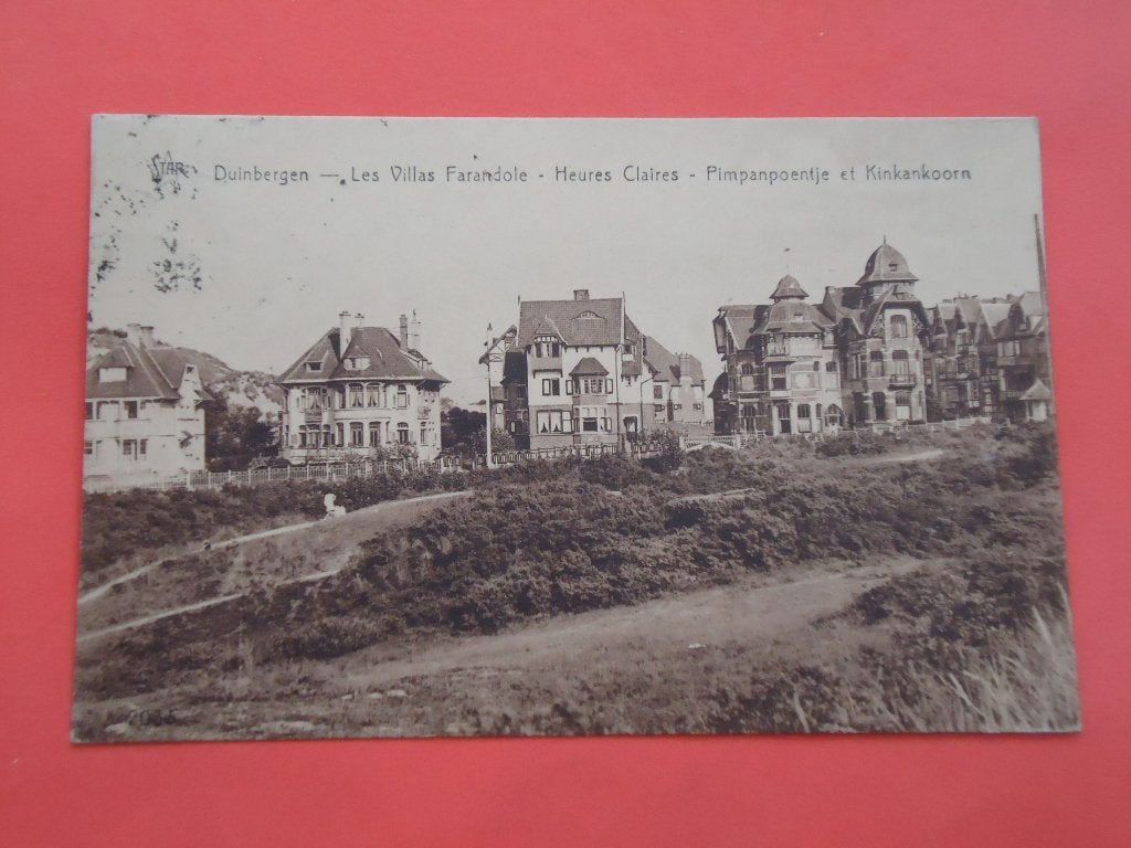 Duinbergen - Knokke - Heist Les Vellas Farandole, Collections, Enlèvement ou Envoi, 1920 à 1940, Affranchie, Flandre Occidentale