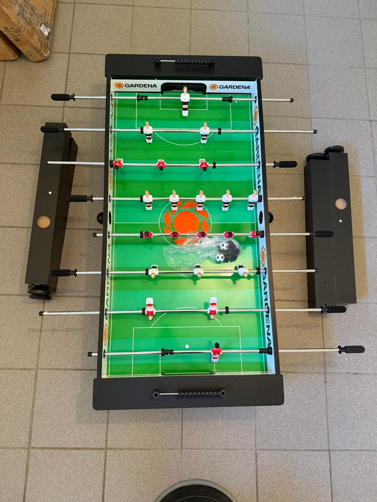 Voetbaltafel, Ophalen, Nieuw