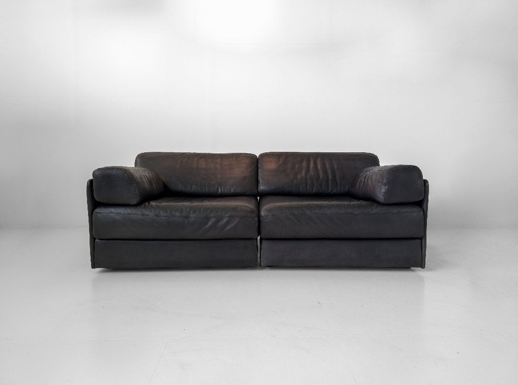 Le canapé modulaire en cuir Sede DS-76/102, Maison & Meubles, 75 à 100 cm, Enlèvement ou Envoi, Utilisé, Mid-century