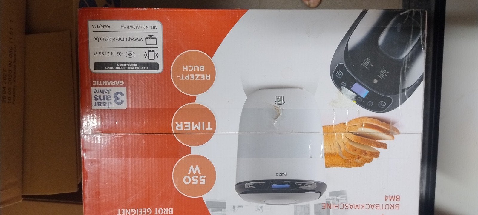 nieuwe broodmachine, Ophalen of Verzenden