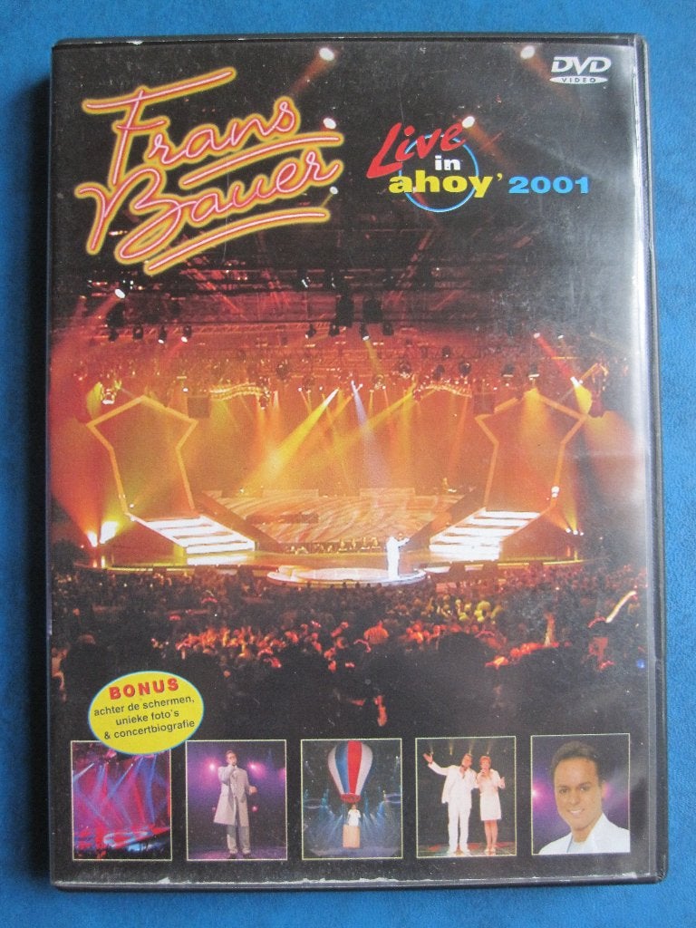 Frans Bauer - Live in Ahoy 2001, Alle leeftijden, Zo goed als nieuw, Concert, Ophalen of Verzenden