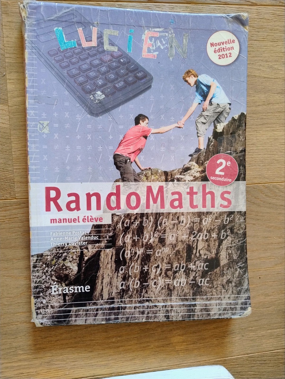 Randomaths 2 ème secondaire, Livres, Utilisé, Enseignement secondaire inférieur, Mathématiques A, Editions erasme