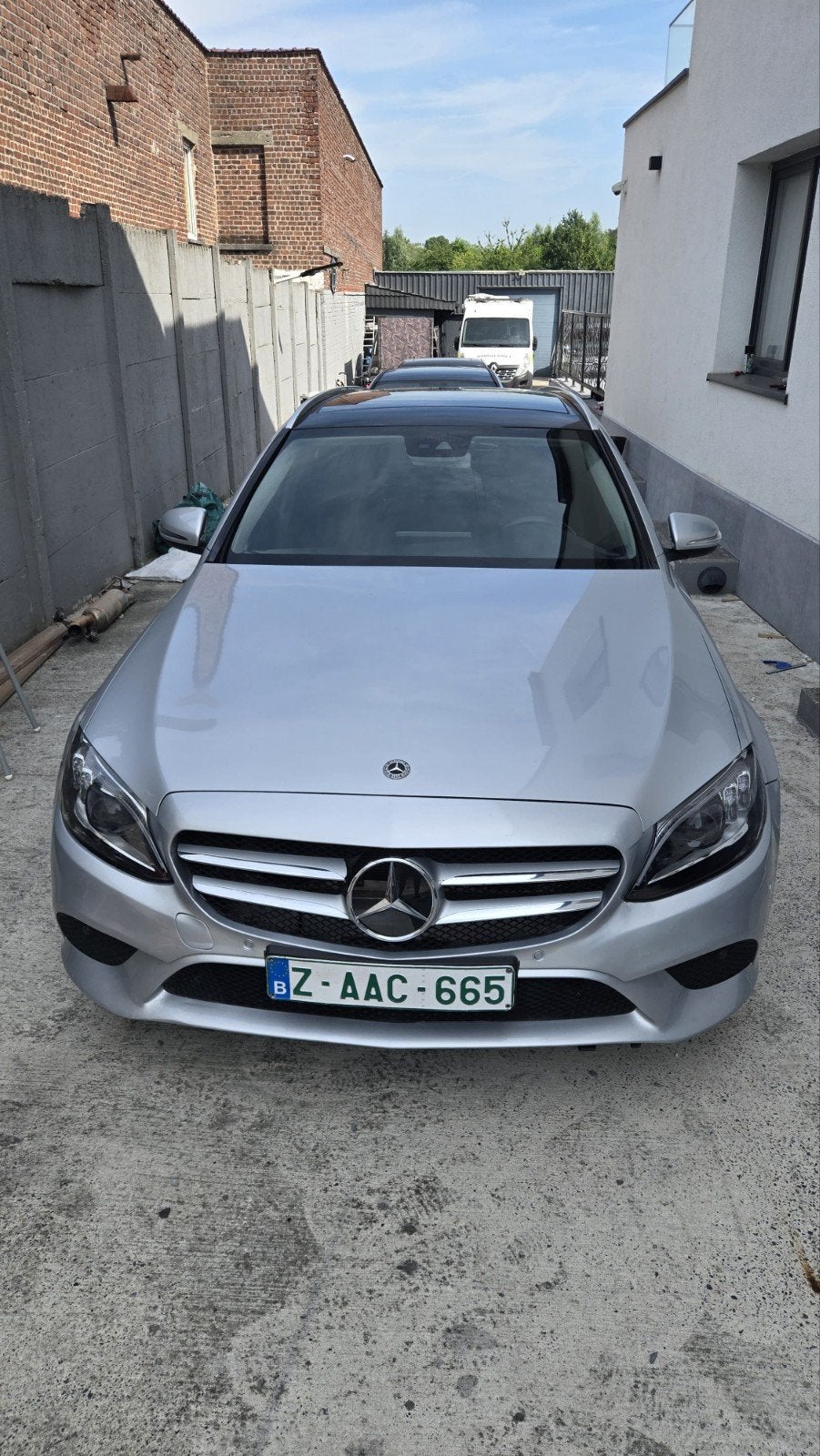 Mercedes C200 CDI Jaar 2019 Euro 6, Auto's, Mercedes-Benz, Automaat, 5 deurs, Particulier, Zilver of Grijs