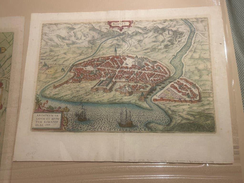 Gravure, Antiquités & Art, Coloré à la main, 40 cm, Avant 1600, Gravure