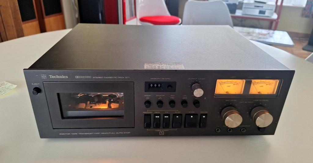 Gereviseerde Technics RS761 cassettespeler, Audio, Tv en Foto, Cassettedecks, Ophalen of Verzenden, Enkel, Overige merken, Tiptoetsen