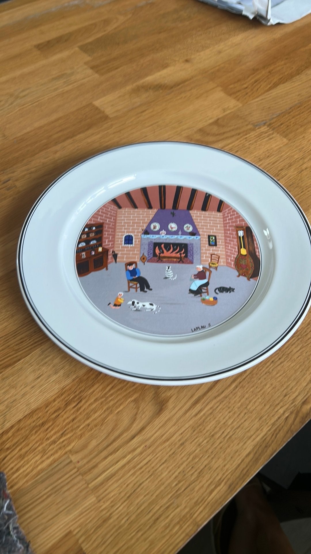 Assiette décorative villeroy&boch, Enlèvement