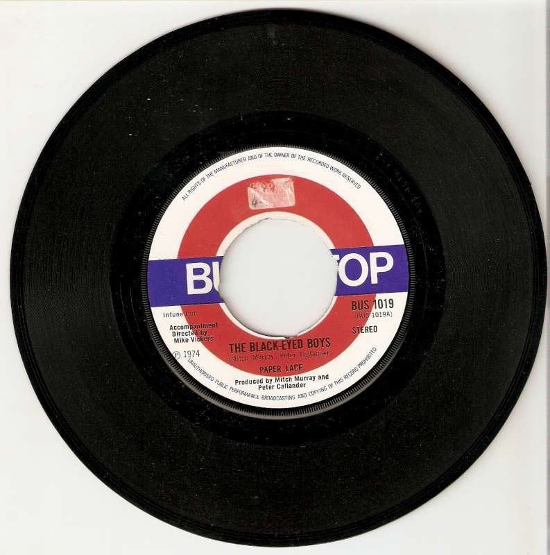 single Paper Lace - The black-eyed boys, Ophalen of Verzenden, Zo goed als nieuw, Pop
