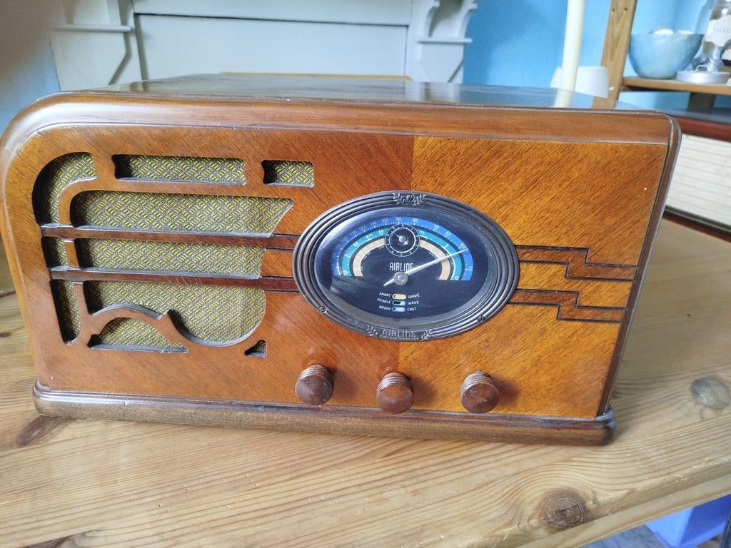 Airline radio jaren 40, Audio, Tv en Foto, Radio's, Ophalen, Radio