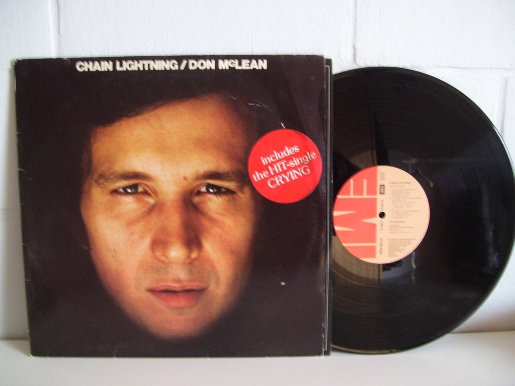 DON MCLEAN  chain lightning, Cd's en Dvd's, LP, Gebruikt, Ophalen of Verzenden, Folk Rock