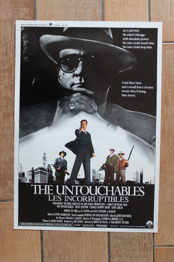 filmaffiche The Untouchables 1987 Brian De Palma filmposter, Verzamelen, Posters, Rechthoekig Staand, Ophalen of Verzenden, Zo goed als nieuw