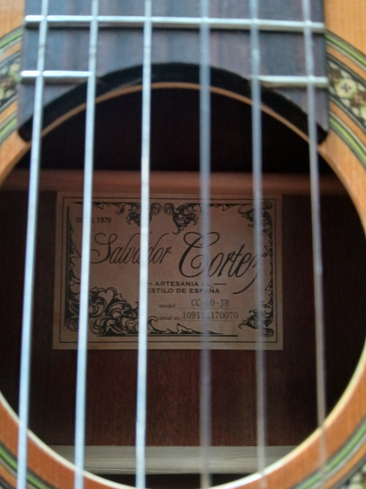 Salvador Cortez CC-10 3/4-gitaar + Boston gewatteerde hoes, Muziek en Instrumenten, Ophalen, Nieuw, Klassieke of Spaanse gitaar