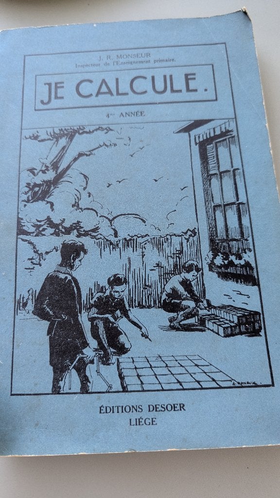 Je calcule, Livres, Enlèvement ou Envoi, Primaire, J.R.Monseur, Utilisé