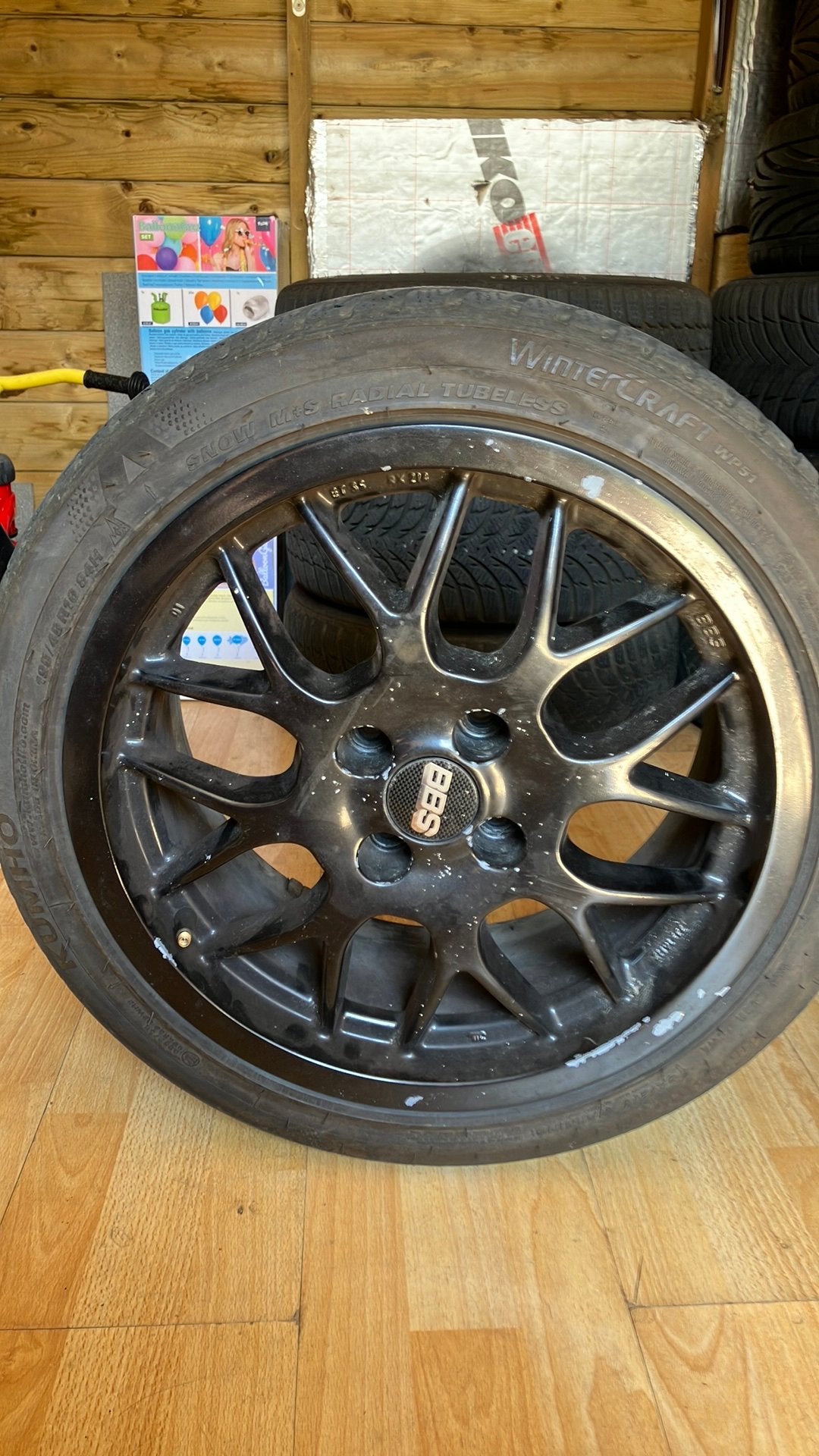 Set BBS RX, Autos : Pièces & Accessoires, Pneus & Jantes, Pneus et Jantes, Pneus hiver, 16 pouces, Enlèvement