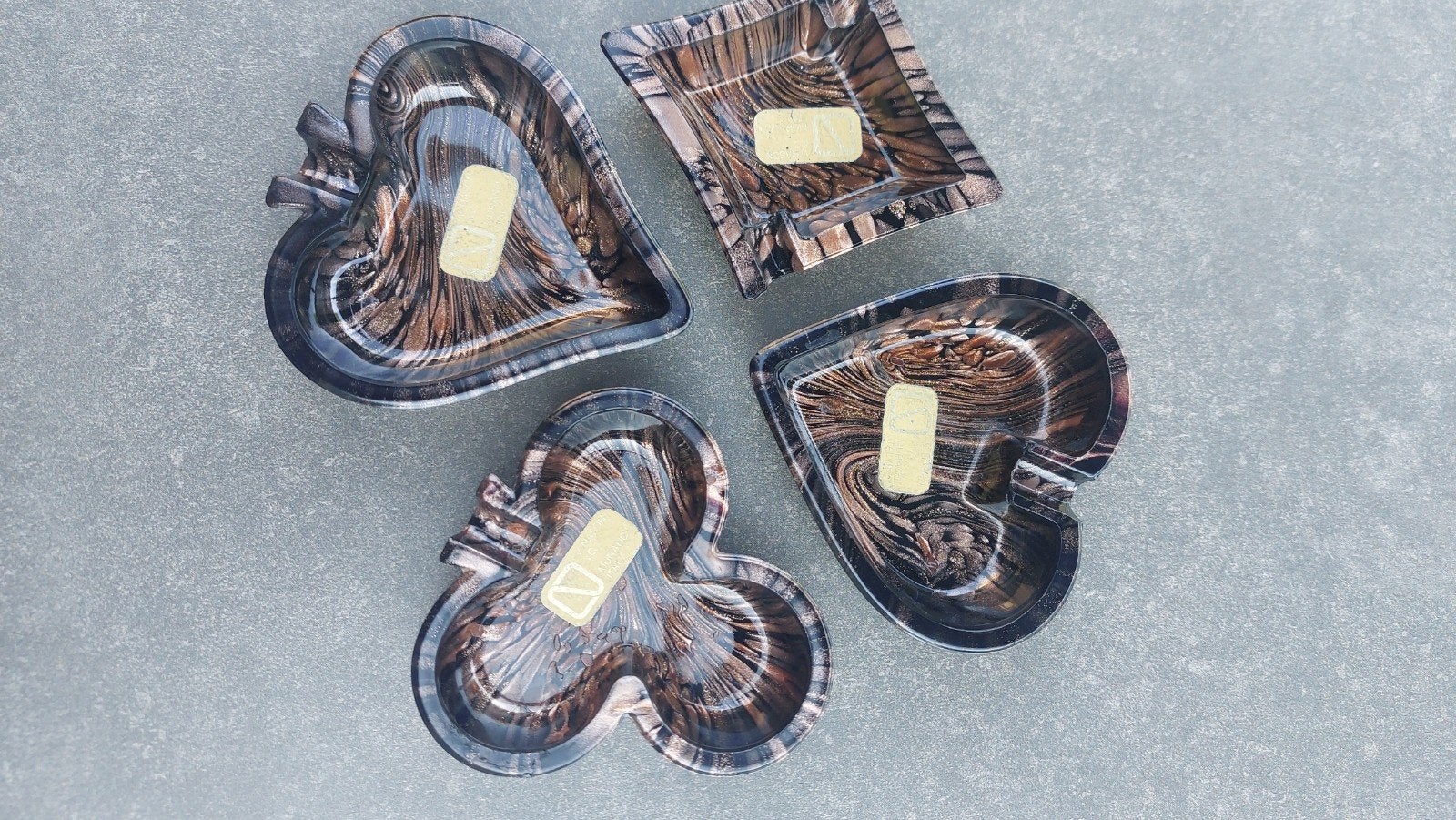 Magnifique ensemble complet de verres de Murano vintage — V., Enlèvement ou Envoi