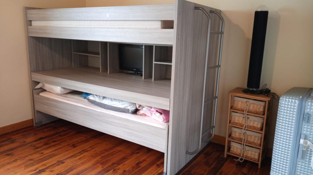 Lit superposé  et bureau, Enlèvement