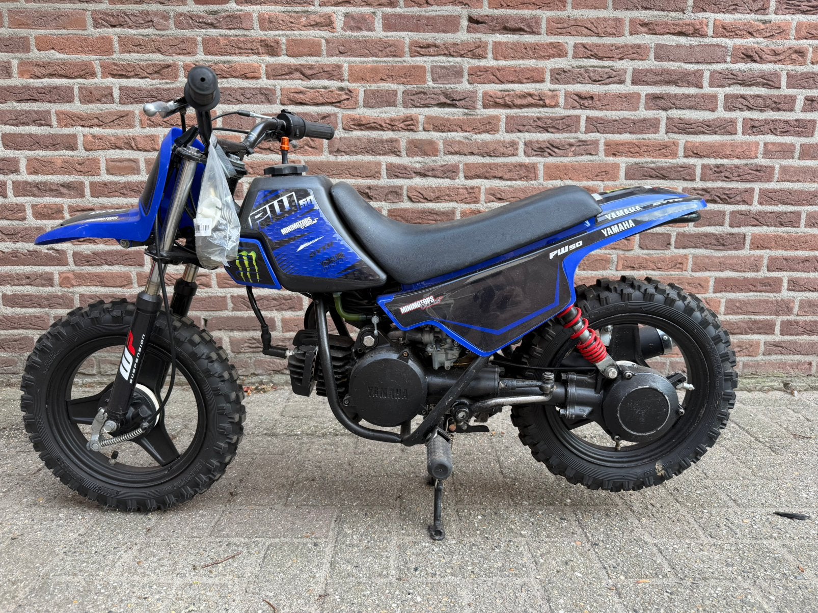 Yamaha pw50, Ophalen, Zo goed als nieuw