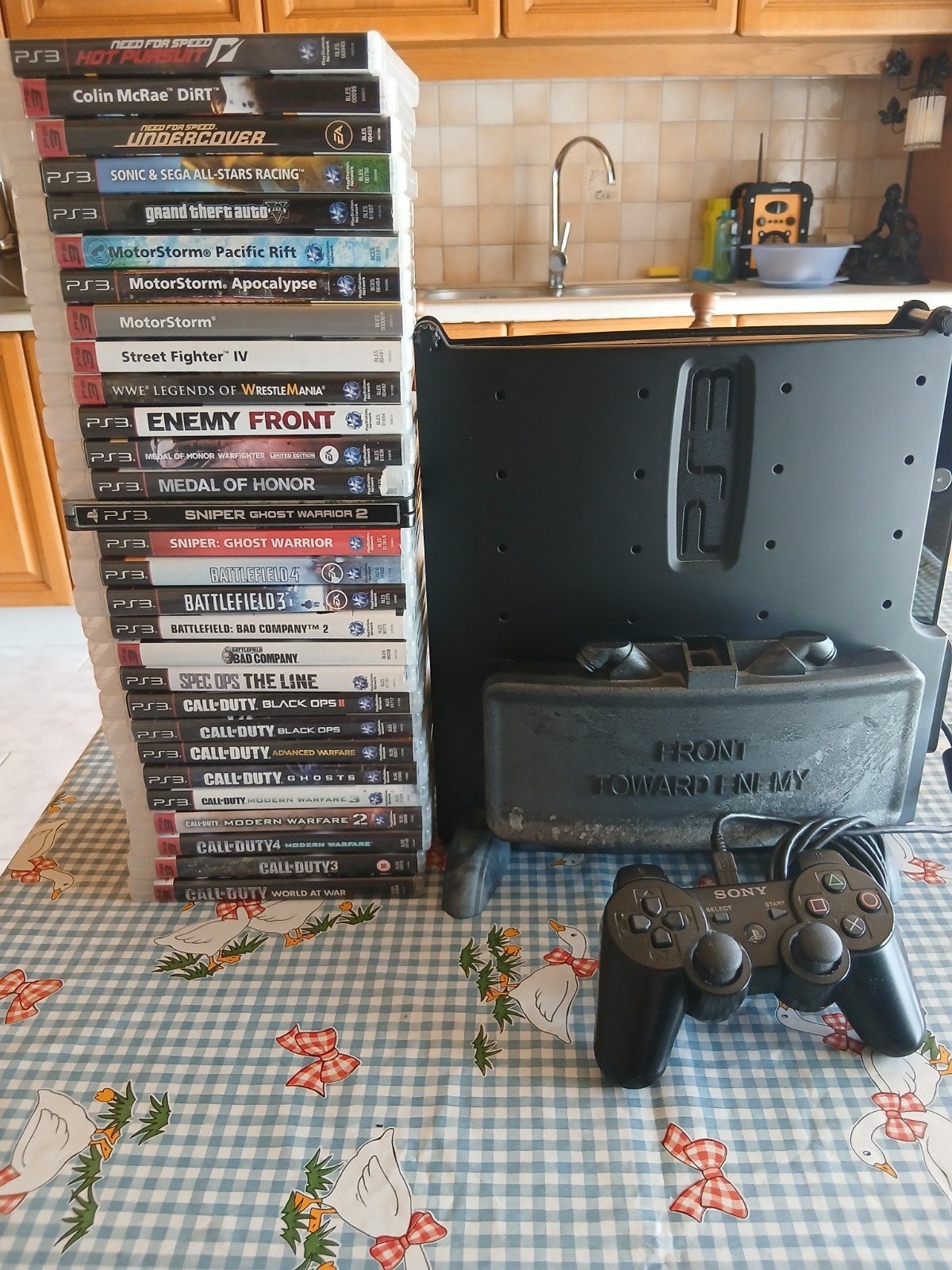 ps3 met spelletjes, Ophalen