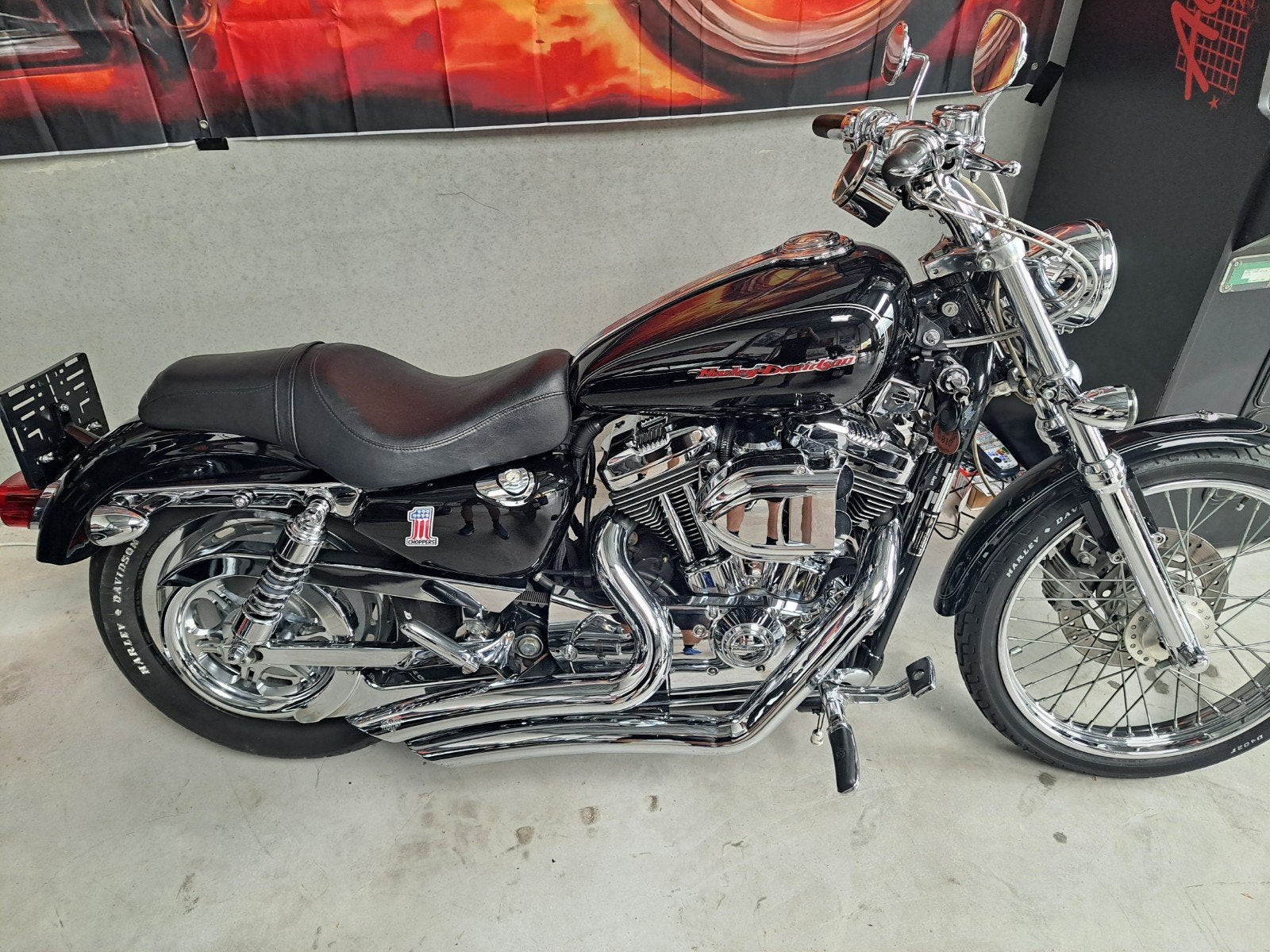 Harley 1200xl custom, Entreprise